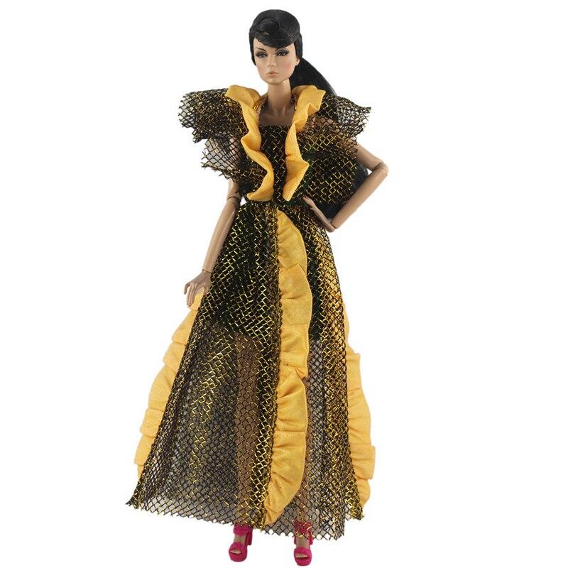 Новое поступление, модные вечерние платья смешанного стиля для куклы Барби, платье для куклы 1/6 BJD, одежда для игрушки куклы 1:6 BJD