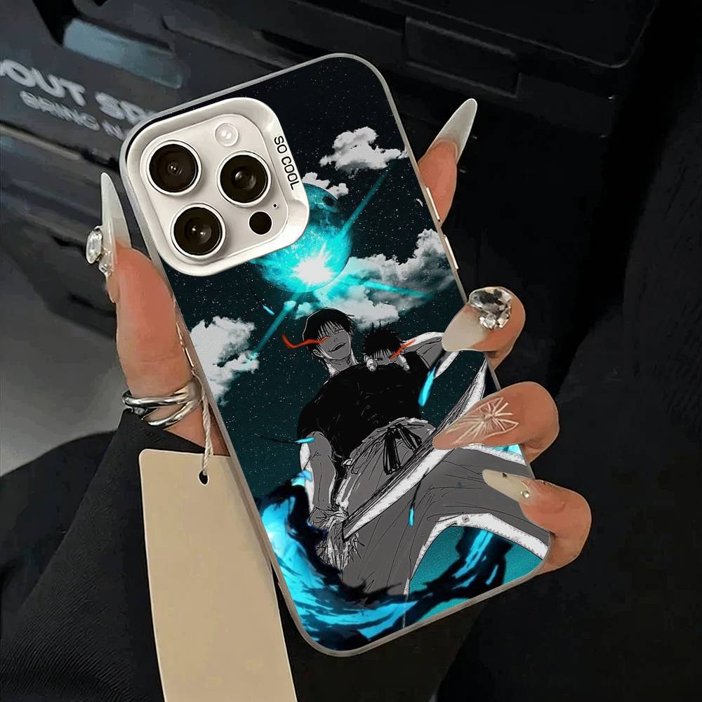 Харизматичный злодей-Фушигуро Тодзи Чехол для телефона для iPhone 17,16,15,14,13,12,11 Plus,Pro Max,XS,белый серебристый чехол для телефона