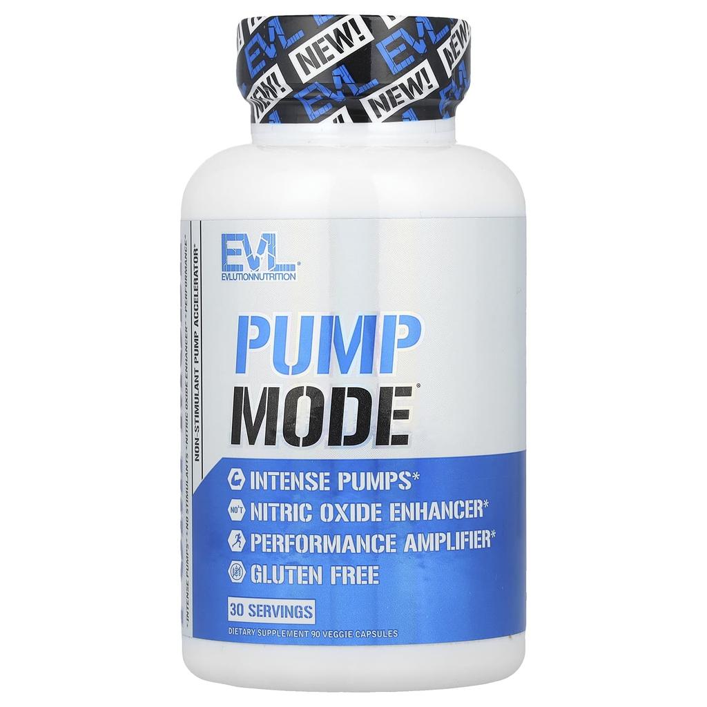 EVLution Nutrition Pump Mode®, 90 вегетарианских капсул