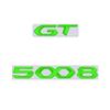 For Peugeot 5008 GT Car 3D Metal Letters Logo Badge Decals Sticker Car Auto Rear Trunk Alphabet Emblem Styling Stickers R7