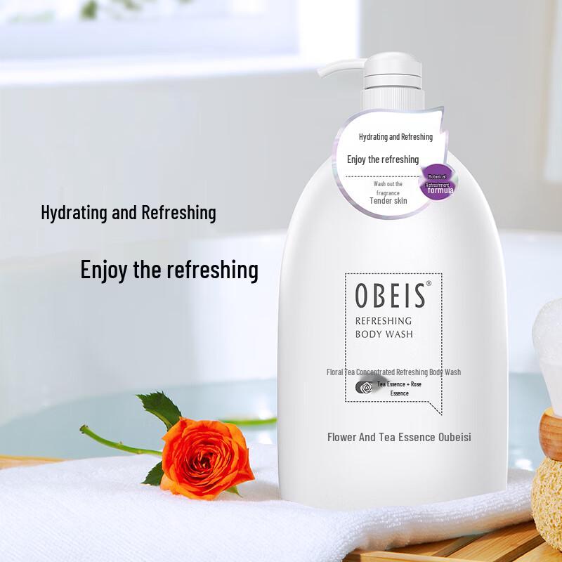 Obeis Floral Tea Extract Refreshing Shower Gel
