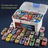 50pcs with Storage Box Mini Alloy Car Tin Car Back Force Car Sliding Car Children's Toys,Halloween and Christmas Gift for Boys and Girls