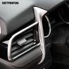 Для Toyota Camry 2018      Накладка на вентиляционное отверстие кондиционера на передней боковой панели из углеродного волокна, Декоративная отделка салона