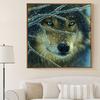 Diy Diamond Painting Wolf Cross Stitch Round Diamond Mosaic Needlework Crafts Full Diamond