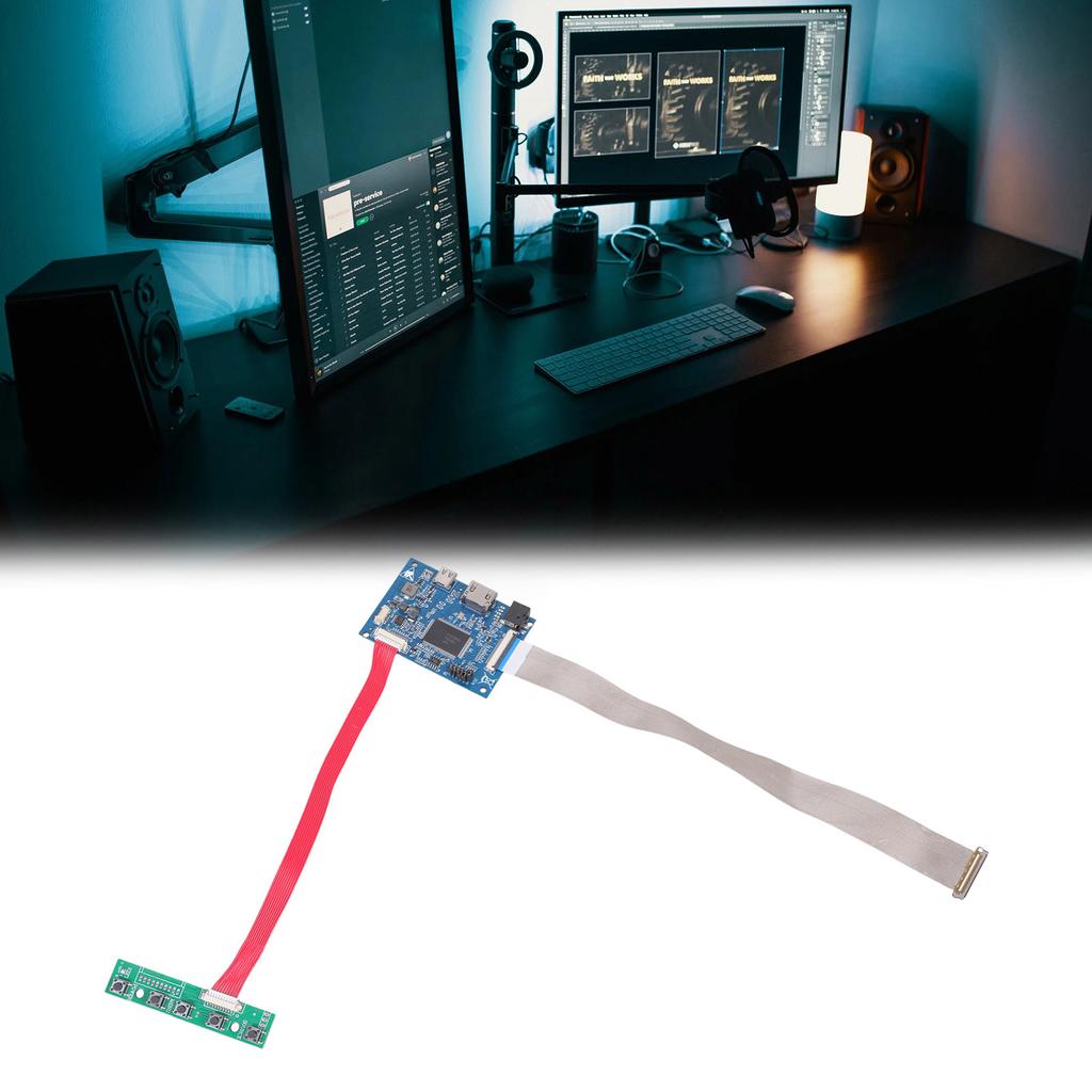 40pin EDP LCD Driver Board Standard HDTV-compatible Type C Input Supports Up To 2560x1600 Remote Control Enabled