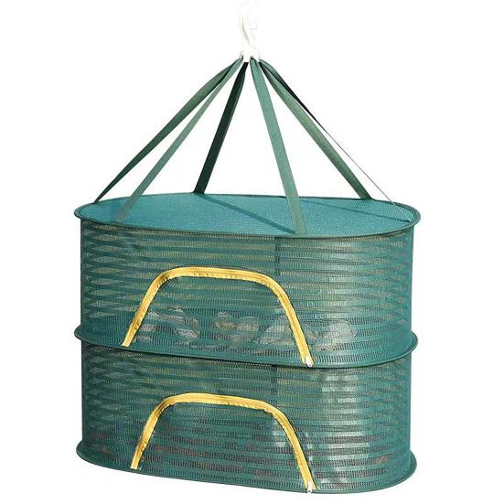 1/2/3-слойная подвесная сетчатая сушильная корзина U-образная конструкция на молнии для еды, рыбы, одежды, подвесная сетка для сушки, уличная складная подвесная сетчатая сушилка