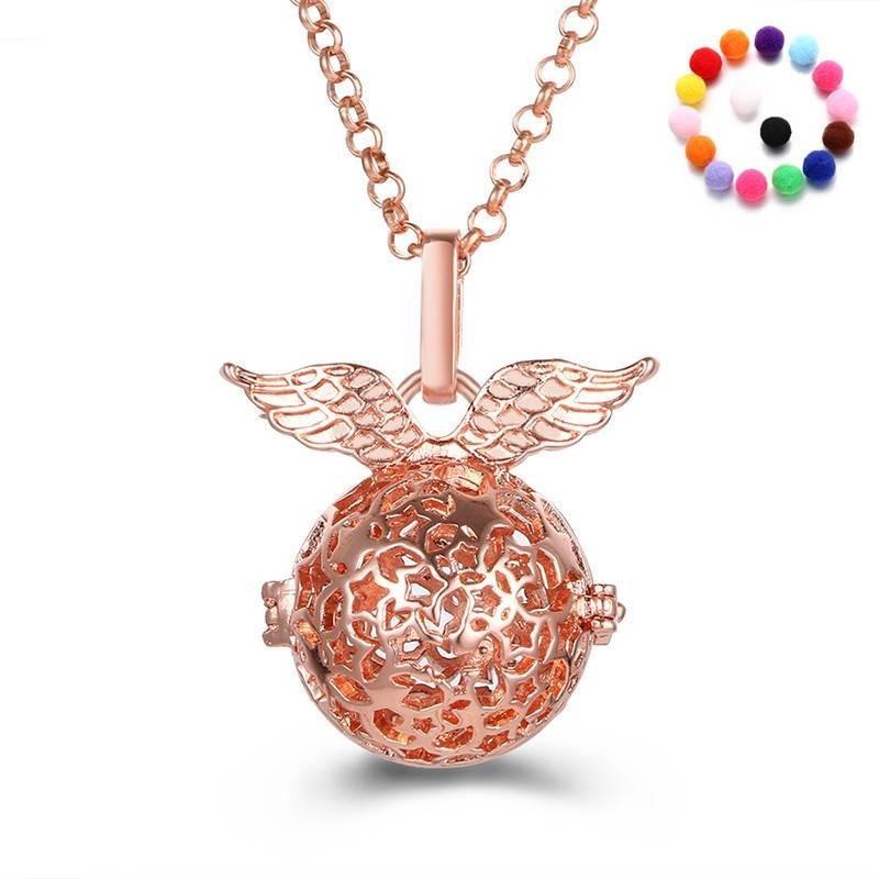 Экзотическое медное ароматерапевтическое ожерелье для беременных женщин с подвеской в виде звезды и диффузором для эфирных масел