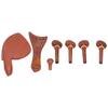 Violin Chin Rest Set 4 4 Wood Tailpiece Tuning Peg End Button Kit Parts Accessory BZ10