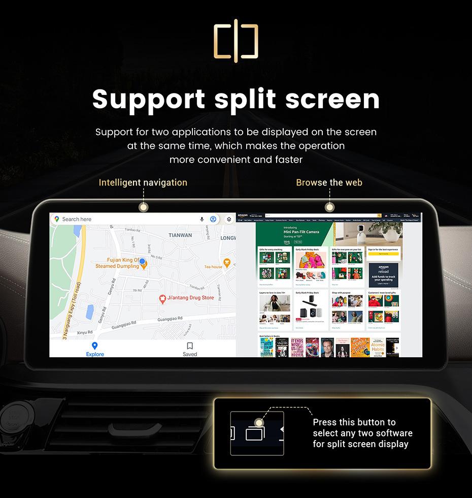 10,25-дюймовый автомобильный радиоприемник для BMW X1 E84 2009-2015 CIC 2 Din Android 12 беспроводной CarPlay Android Auto мультимедийный плеер автомобильная стереосистема