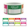 Blank Name Tag Self-Adhesive Name Labels Rectangle Name Stickers  Office