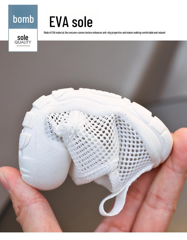 Breathable Mesh Summer Toddler Shoes for 1-2 Year Old Boys & Girls