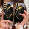 Черная Пантера рычит для Samsung Galaxy S26 S20 FE S21 S22 S23Plus S24 Ultra 25Ultra S21+ S9 S22 S8 S23 Золотой стеклянный чехол для телефона