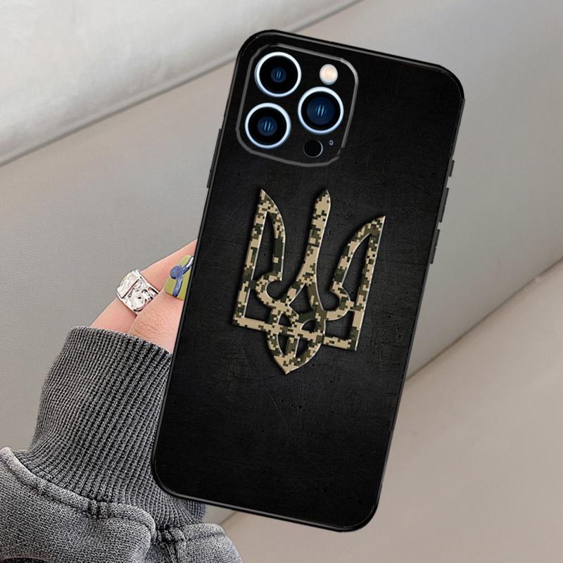 Ukraine Flag Phone Case For iPhone 17 Pro Max 16 15 13 12 11 14 Pro Max Plus Mini 16e 17 Air Funda Cover