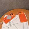 Новый для Apple Оранжевый для IPhone17 Чехол для телефона Магнитное крепление для IPhone17 Pro Простой защитный чехол два в одном