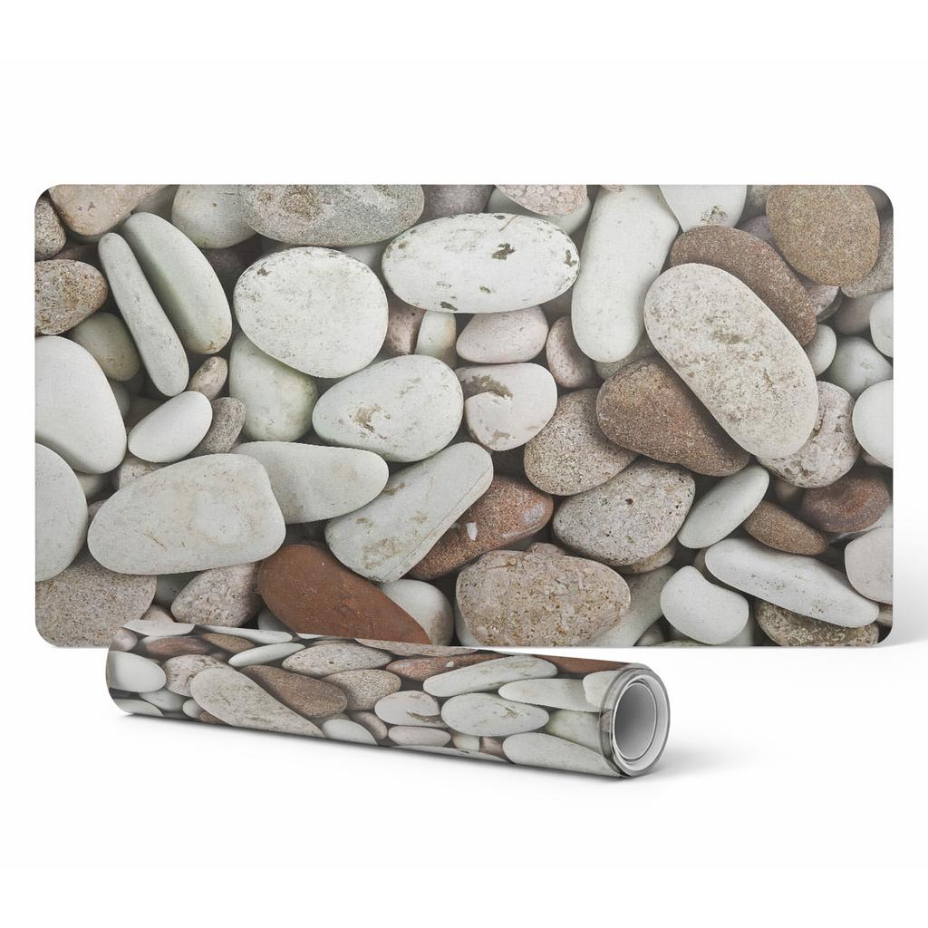 Wytrzymała Mata Antypoślizgowa Na Blat Biurka Kamienie Na Plaży 120X60 Cm