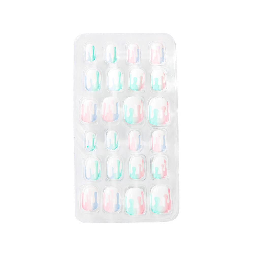 Acrylic Detachable Nails Art Stick On Nails Press On Nails False Nail Tips Full Cover Fake Nails