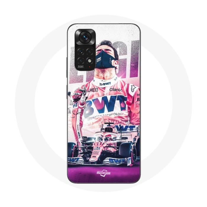 Coque pour Xiaomi Redmi Note 11S Formule 1 Sergio Pérez Pilote automobile de F1