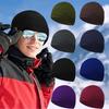 Warm Fleece Helmet Liner for Cycling - Ear & Forehead Protection, Wide Brim Cap
