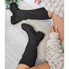 Socks Boots Women's Knitted Flat-bottomed Thick-soled Autumn and Winter Knee Boots Women's Thin Legs Elastic Fly-knitted Wool Knight Boots