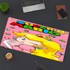 Princess Peach Toadstool Print Mouse Pad, for Keyboard Pad Laptop PC Mat for Office Home Use, Desk Decor, Perfect Birthday Gift for Gamers
