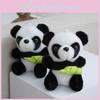 Cute Panda Stuffed Toy Keyring With Soft Plush Material For Bag Accessories