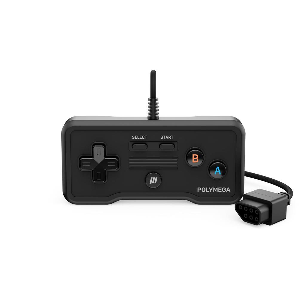 Проводной игровой контроллер Polymega RC01, совместимый с портами EM01 Famicom/NES, с оригинальной кнопкой и кнопкой HOME, кабель 2,4 м, [Тот же модуль]