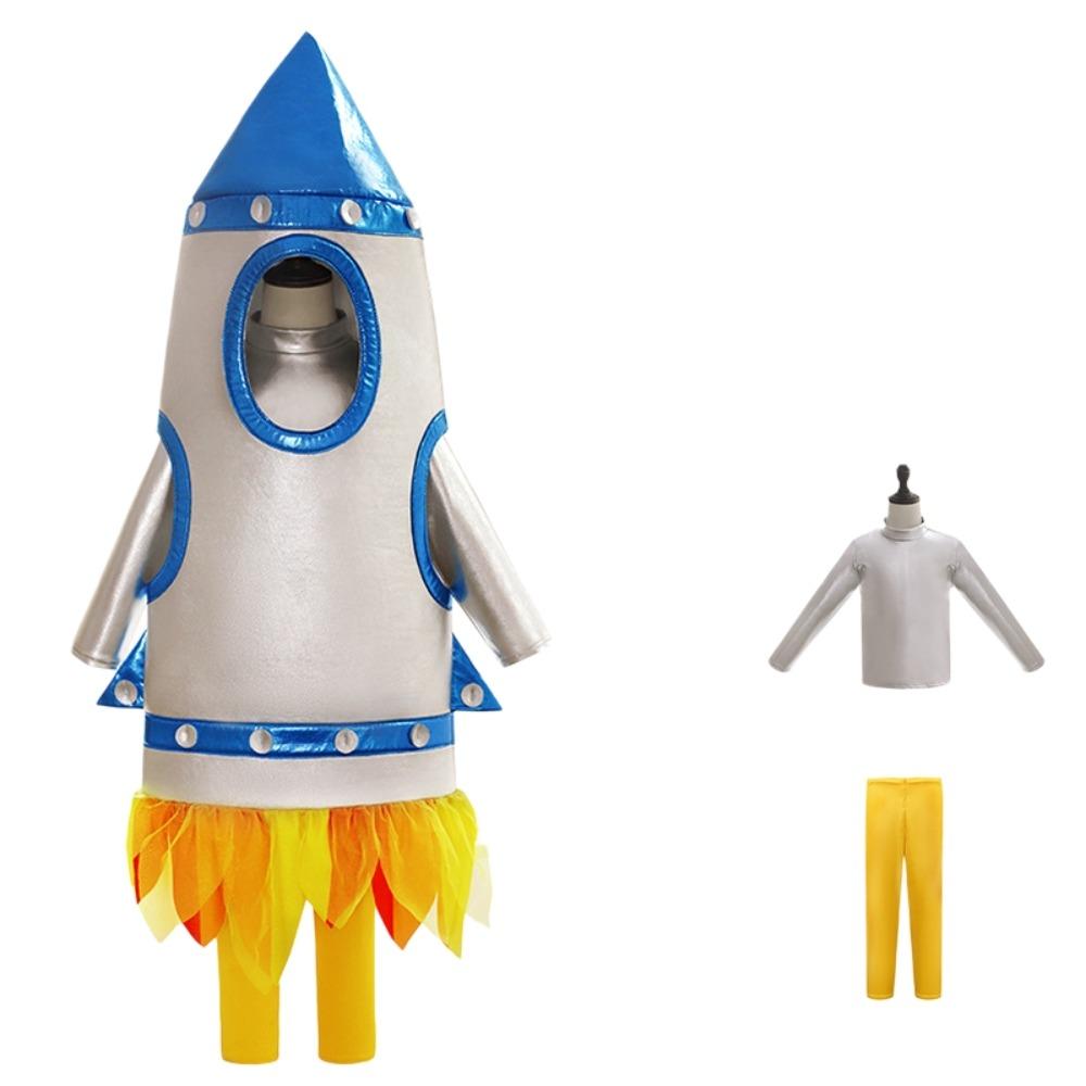 Astronaut Outfit Children Rocket Spacesuit Halloween Costume Set Halloween Birthday