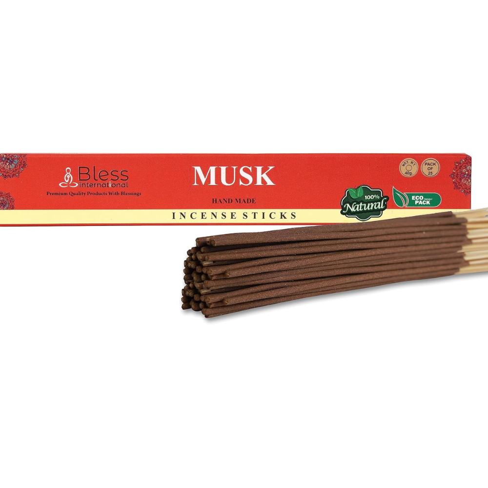 Благовония-палочки-Bless-Musk-Incence-Sticks 100%-Natural-Handmade-Hand-Omocked-Incence-Sticks Organic-Free-Chemicals-for-Purification-Relaxation-Positivity