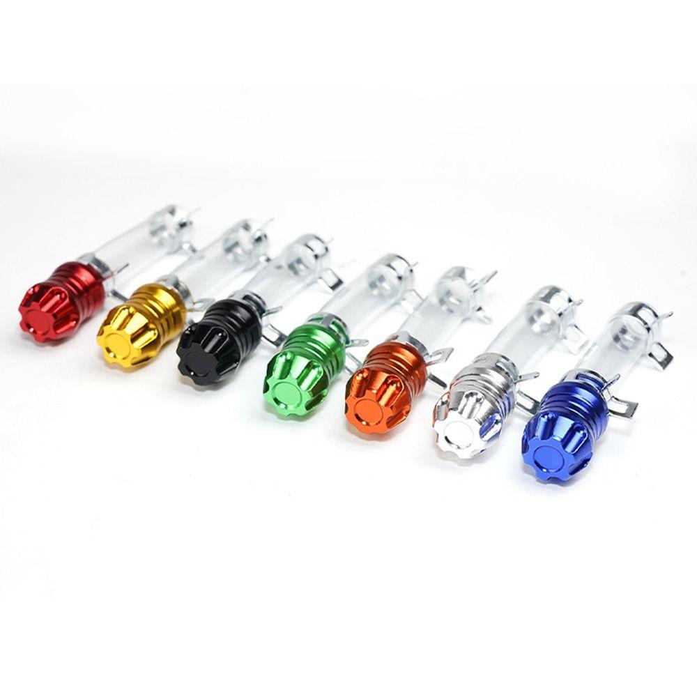 End Cap Air Filter Drain Tube CNC Aluminum Alloy Airbox Drain Plug Vehicle Accessories