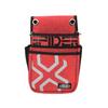 SPIDER 3-Drawer Waist Pouch, SPD-RD-7, Red, Large Eyelets and D-Rings for Easy Attachment of Drop Protection Cords, 200mm Wide X 270mm High X 100