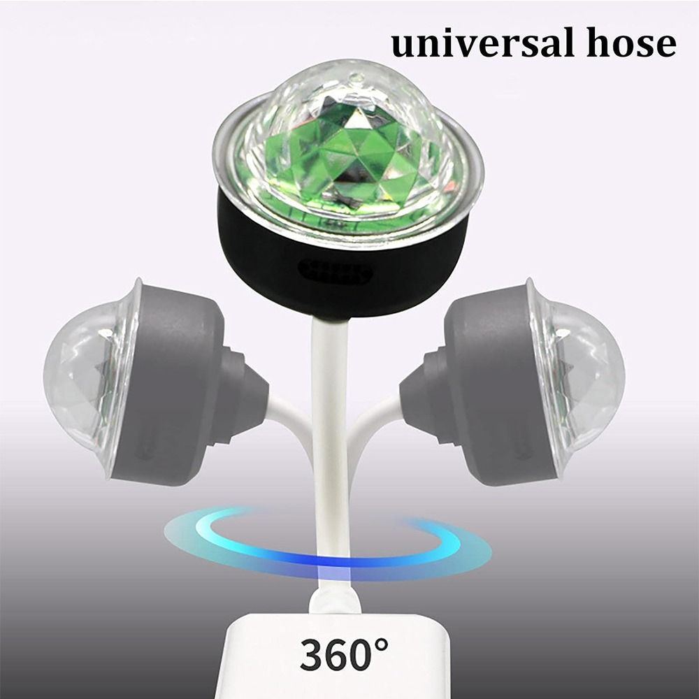 Красочный диско-шар, вечеринка, свет, USB RGB, сценическое освещение, романтический светодиодный проектор, украшение для вечеринки