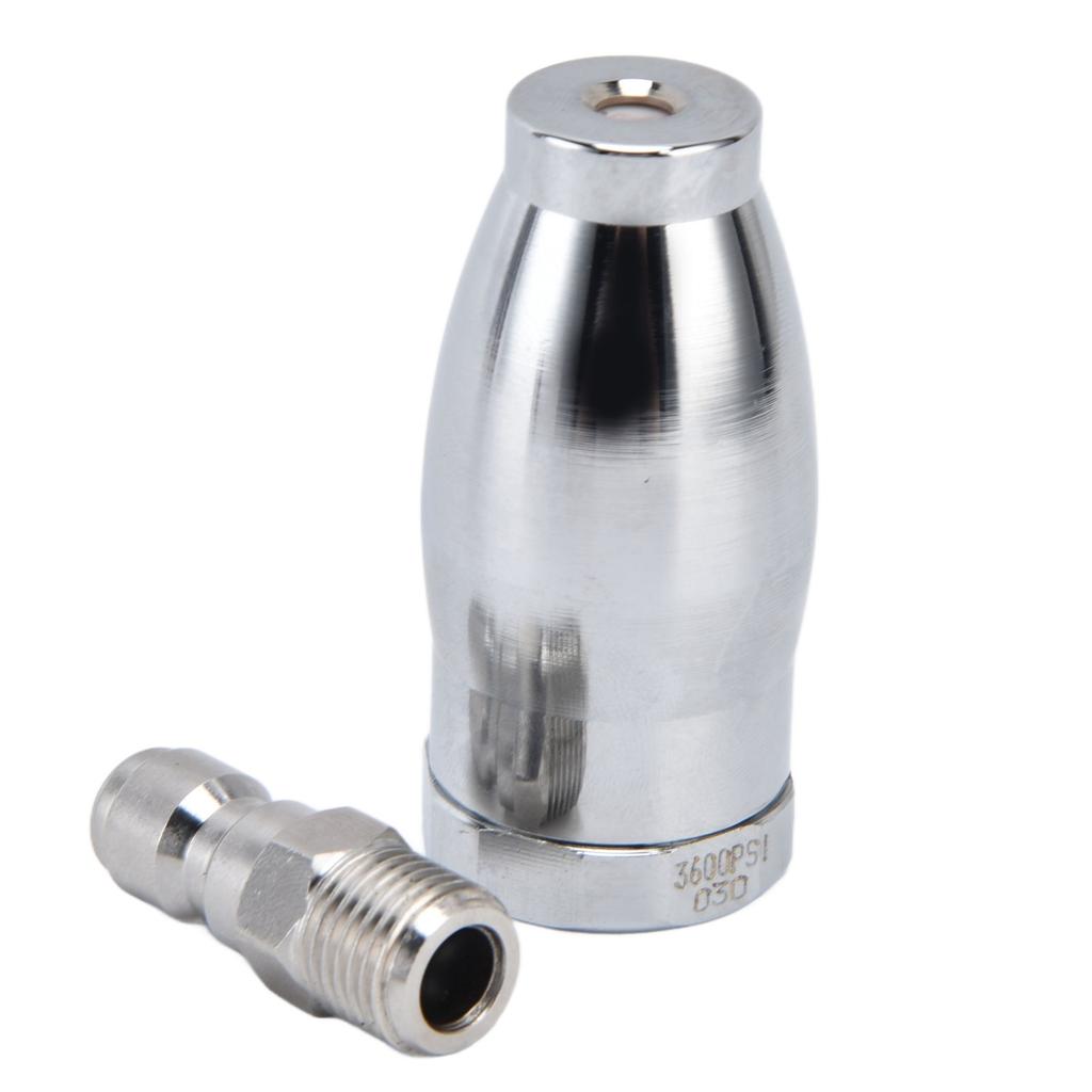 Мойка высокого давления 3600PSI Вращающаяся турбонасадка со штекером быстрого соединения 1/4 дюйма Вращающаяся насадка из нержавеющей стали