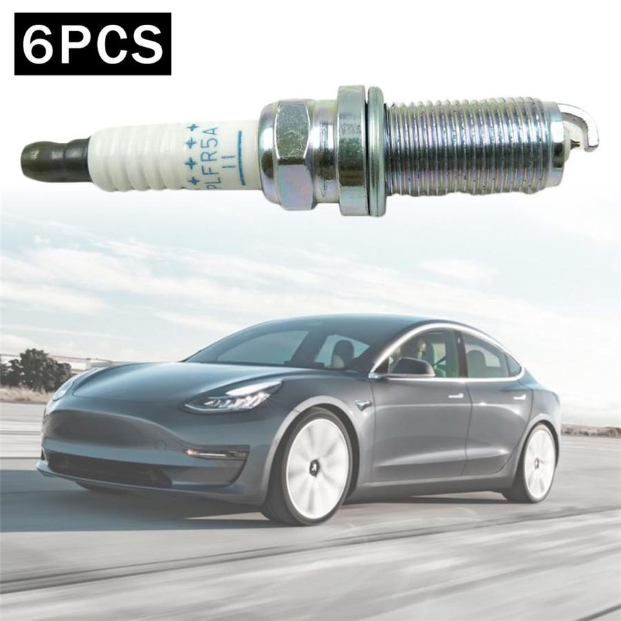 6 шт. Лазерная платиновая свеча зажигания для Nissan Infiniti # 22401-5M015 PLFR5A11 VQ35DE