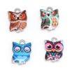 2/4 шт. 10*15 мм форма совы, сплав, капля масла, подвеска для изготовления ювелирных изделий, ожерелье, браслет, серьги «сделай сам»