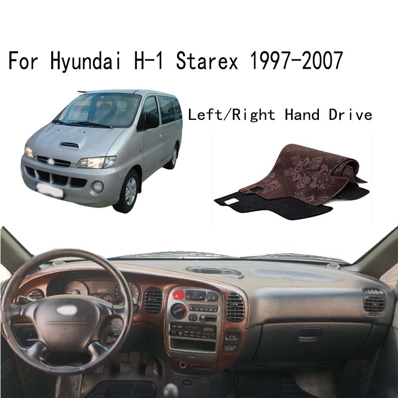 Для Hyundai H-1 Starex H200 1997-2007 гг. Dashmat, крышка приборной панели, изоляция приборной панели, солнцезащитный козырек, защитная накладка, украшения