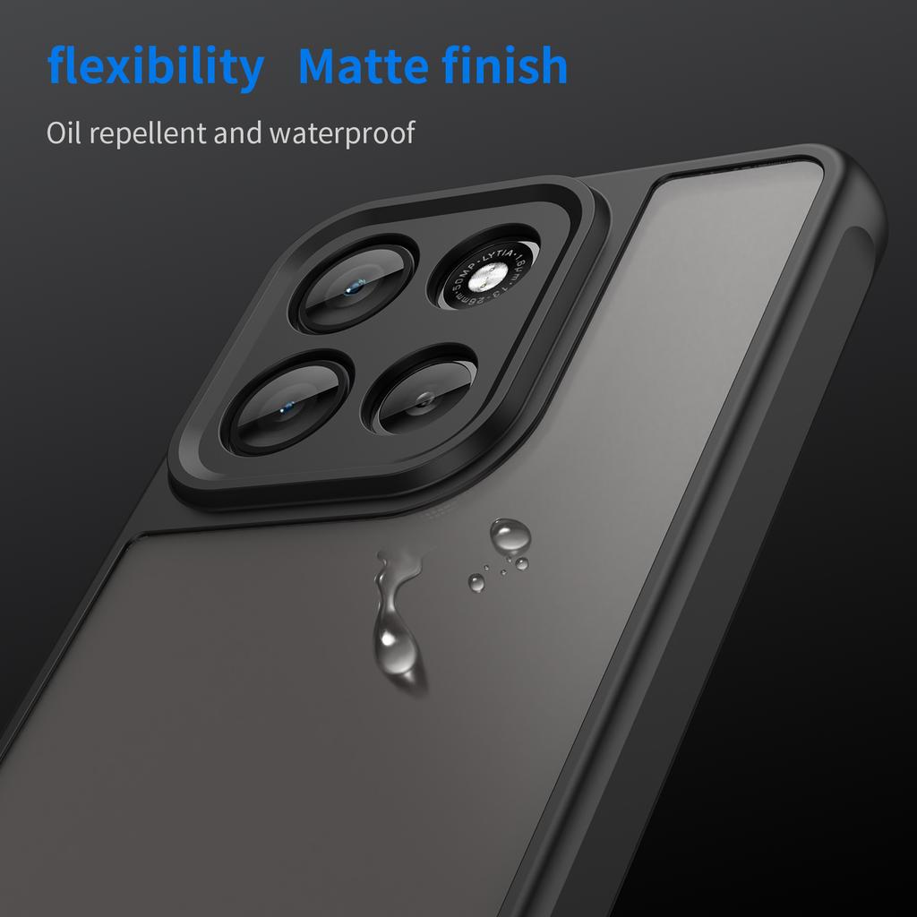 For Motorola Moto G100 Pro 5G/G86 5G Case Drop Proof Airbags Frosted Translucent PC+TPU Phone Back Cover