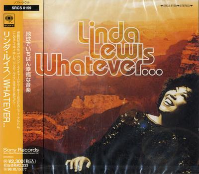 CD ЛИНДА ЛЬЮИС Whatever SRCS8159 Sony Records 1996 Япония ОбиРок Б/у