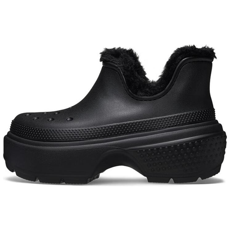 Crocs Ботильоны на платформе 5,5 см Унисекс Черные 210673-060