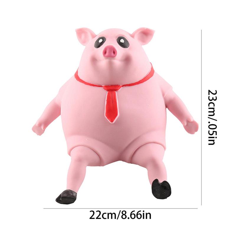 Squeeze Pink Pig Fidget Toys Slow Rebound TPR Squishy Piggy Doll Антистрессовая декомпрессионная игрушка Игрушка для снятия стресса для детей и взрослых