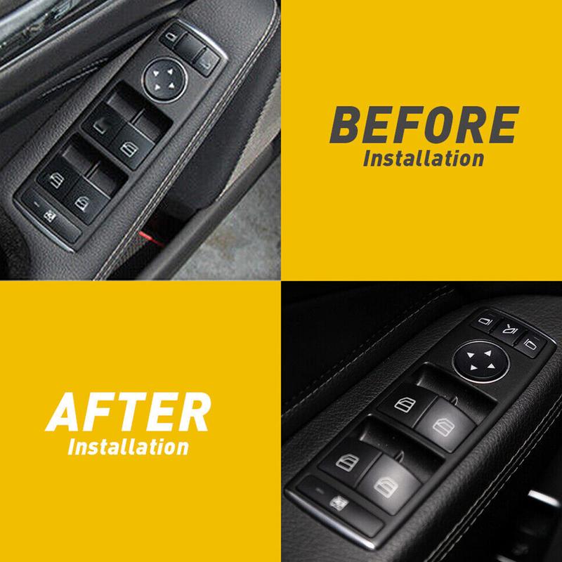 Для Mercedes Benz CLA 180 200 GLA 180 200 2013 2014 2015 2016 2017 2018 2019 14x Автозапчасти Кнопка стеклоподъемника Ремонт Наклейки