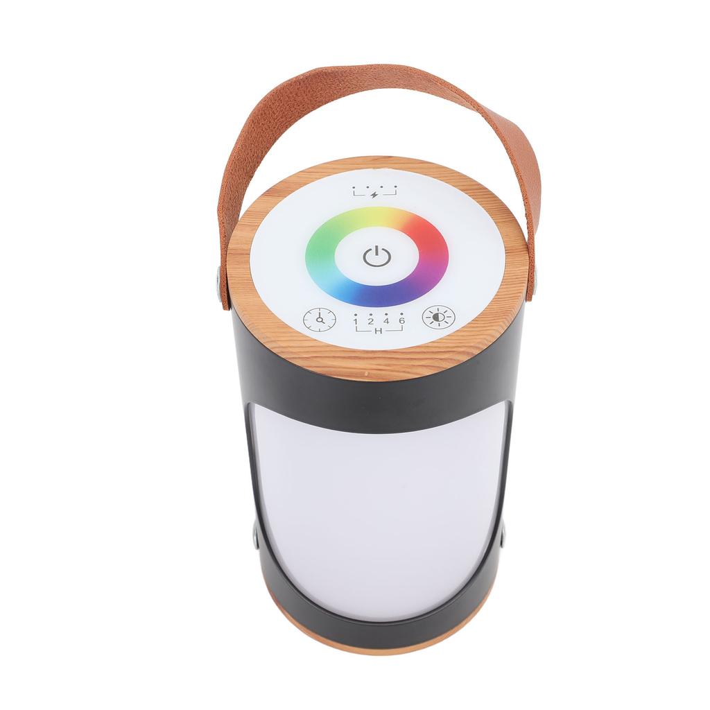 Night Light 7 Colors Multifunctional Portable Timing Brightness Adjustment Memory Function Ambient