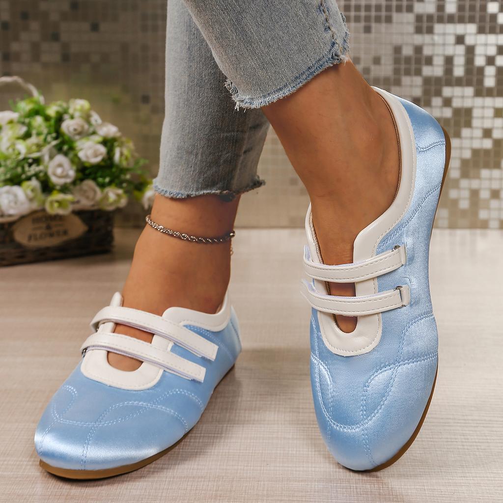 Fashion 2025 Hot Sale Vintage Ballet Flats Women Low-Cut Round Toe Wide Width Flat Sole Fashion Versatile Casual Solid Color Shoes