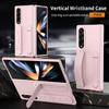 Slim Full-Body Protective Case With Wrist Strap Galaxy Z Fold 5 4 6 - Shockproof PC Cover Screen Film Integrated