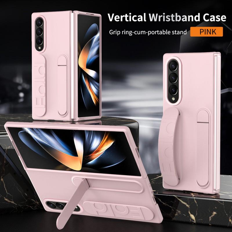 Slim Full-Body Protective Case With Wrist Strap Galaxy Z Fold 5 4 6 - Shockproof PC Cover Screen Film Integrated