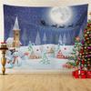 Home Decor Christmas Theme Printed Tapestry Wall Hanging Room Living Room Decor Background Fabric Tapeçaria De Natal