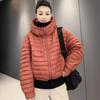2024 осень-зима 90 утиный пуховик женский с капюшоном легкий и тонкий однотонный куртка из хлеба теплая куртка