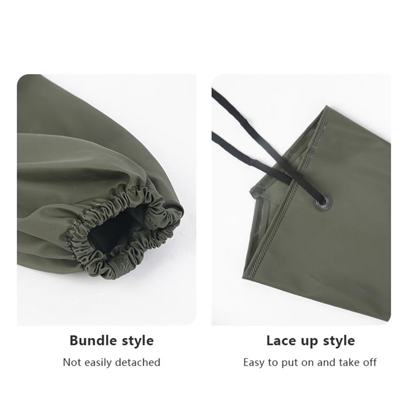 1 Pair Long Waterproof Drain Cleaning Gloves Chemical Resistant Gloves Pvc Reusable Heavy Duty Long Rubber Gloves