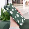 Однотонный чехол с ромашками для iPhone 17 17 Air 16 16e 15 14 13 12 11 Pro Max Mini X XR XS MAX