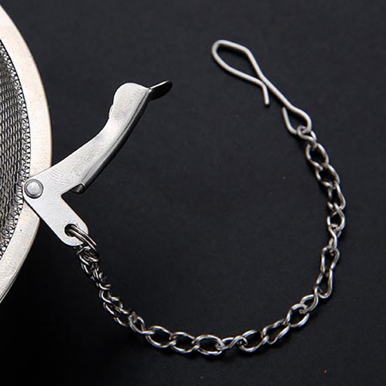 Многоразовый сетчатый шариковый фильтр из нержавеющей стали для травяного чая, ситечко для заварки специй