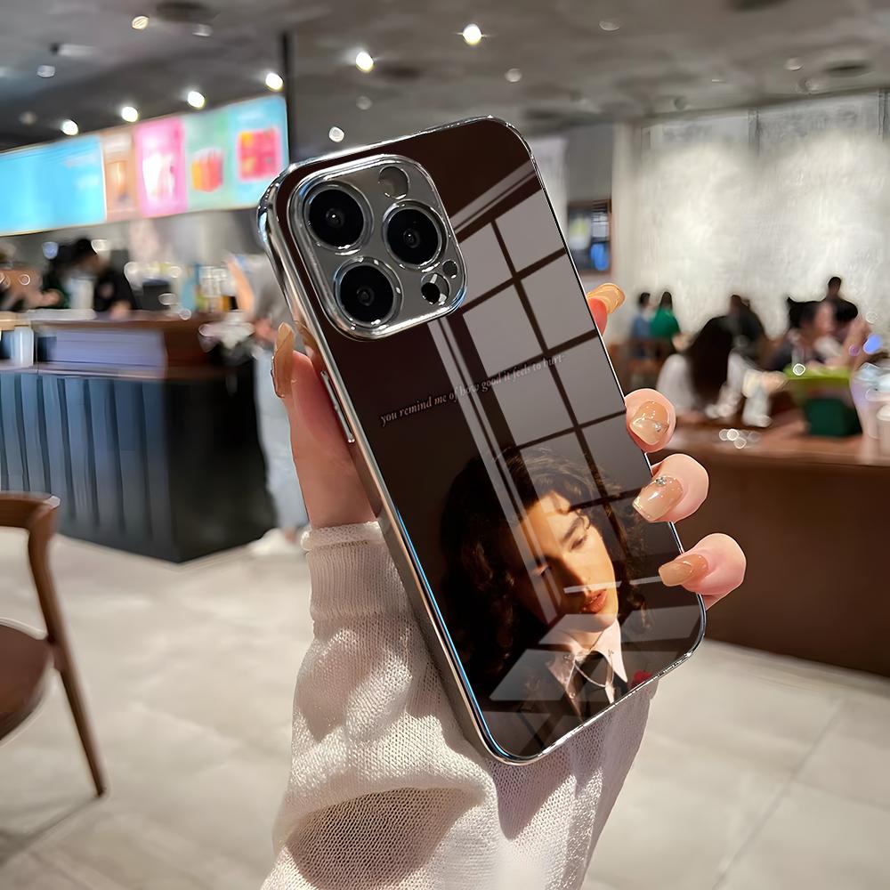 Чехол для телефона Conan Gray Wishbone для iPhone 17 Pro Max 15 Pro 16 14 Plus 12 13 Mini 11 Pro Ударопрочный Электроplated Стеклянная крышка